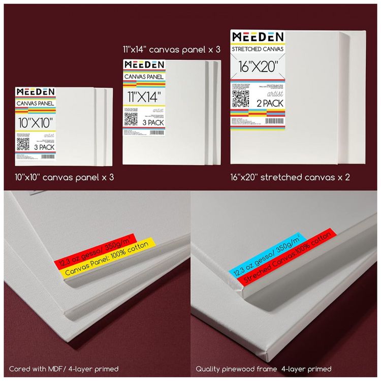 Kit-de-Pintura-Conjunto-Artistico-com-15-Tintas-MEEDEN-foto-5