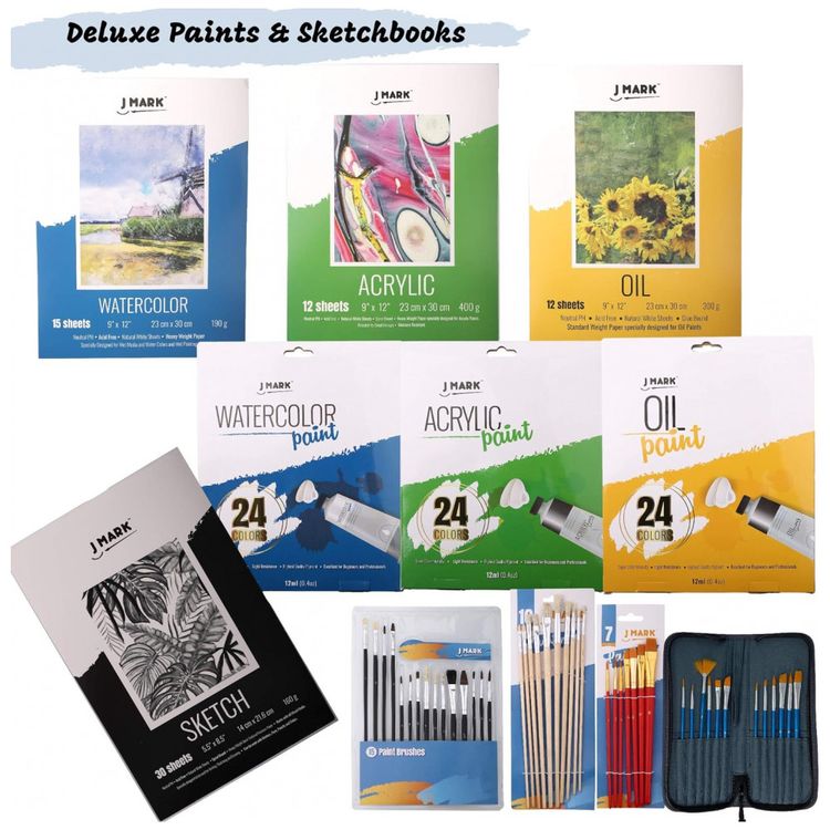 Kit-de-Pintura-Conjunto-Artistico-com-139-Pecas-Inclui-72-foto-2