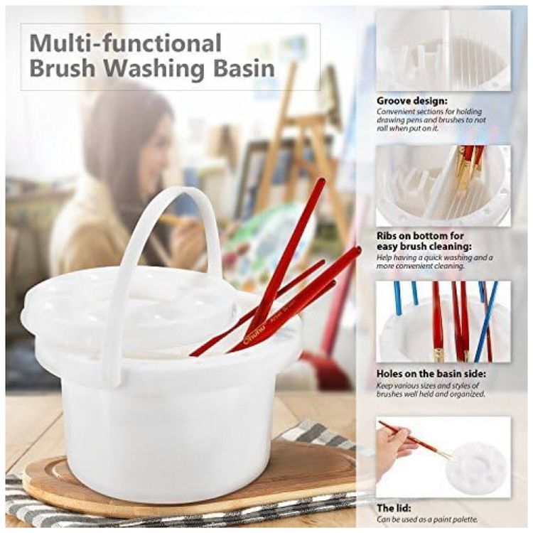Kit-de-Pintura-Conjunto-Artistico-com-128-Pecas-Inclui-72-foto-5