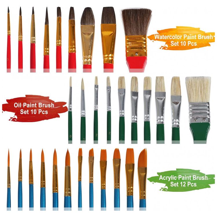 Kit-de-Pintura-Conjunto-Artistico-com-125-Pecas-Inclui-72-foto-2