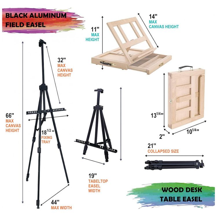 Kit-de-Pintura-Conjunto-Artistico-com-125-Pecas-Inclui-72-foto-4