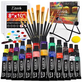Kit-de-Pintura-Conjunto-Artistico-com-30-Pecas-Inclui-12-foto-0