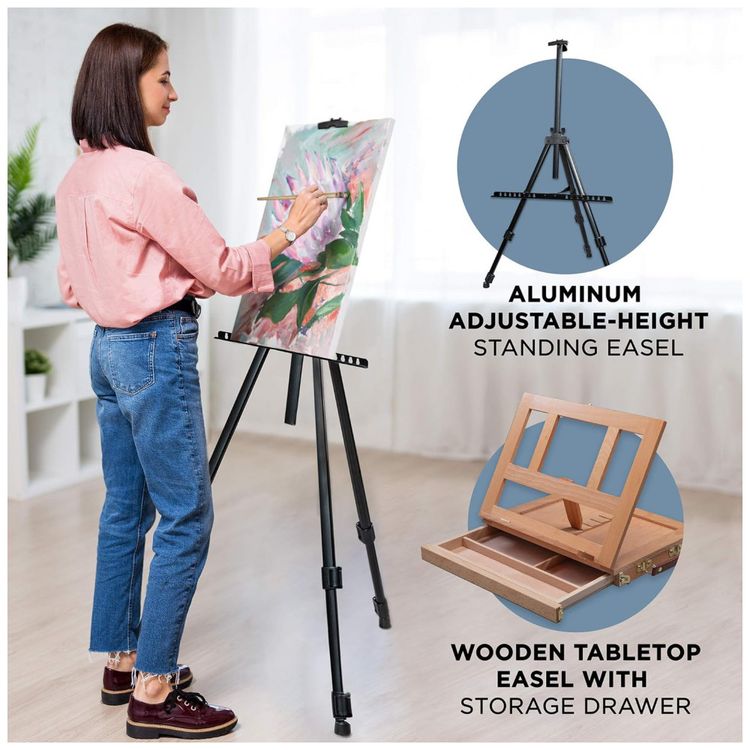 Kit-de-Pintura-Conjunto-Artistico-com-131-Pecas-Inclui-72-foto-4