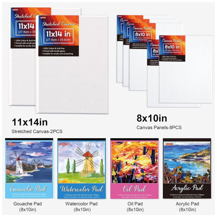 Kit-de-Pintura-Conjunto-istico-com-170-Pecas-Inclui-102-foto-5