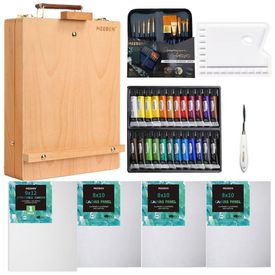 Kit-de-Pintura-Conjunto-Artistico-com-36-Pecas-Inclui-24-foto-0