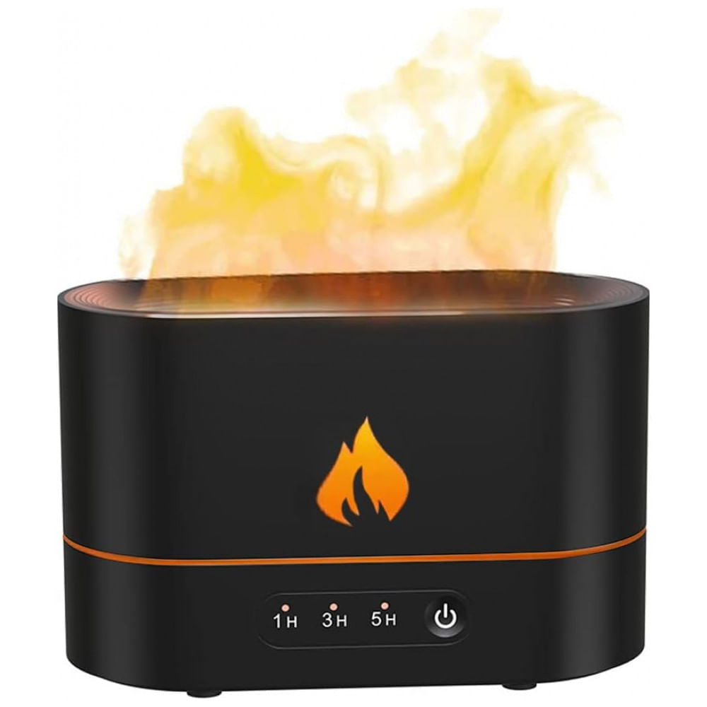 Umidificador Ultrassônico Portátil 200mL até 10H, 110v, PRINLION, Preto