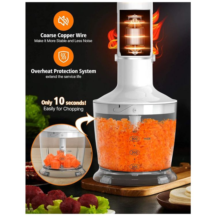 Mixer-4-em-1-com-8-Velocidades-e-Acessorios-800W-110v-foto-2