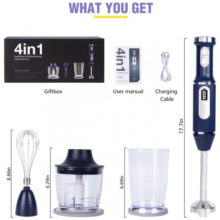 Mixer-4-em-1-com-2-Velocidades-e-Acessorios-200W-110v-foto-5