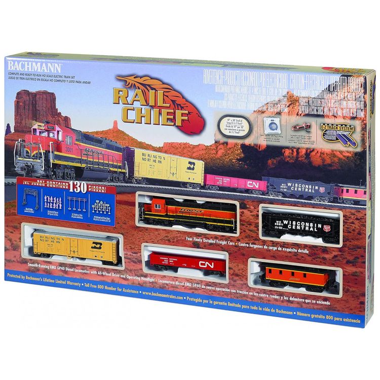 Rail-Chief-Conjunto-de-Trem-Trenzinho-Eletrico-Escala-187-foto-1
