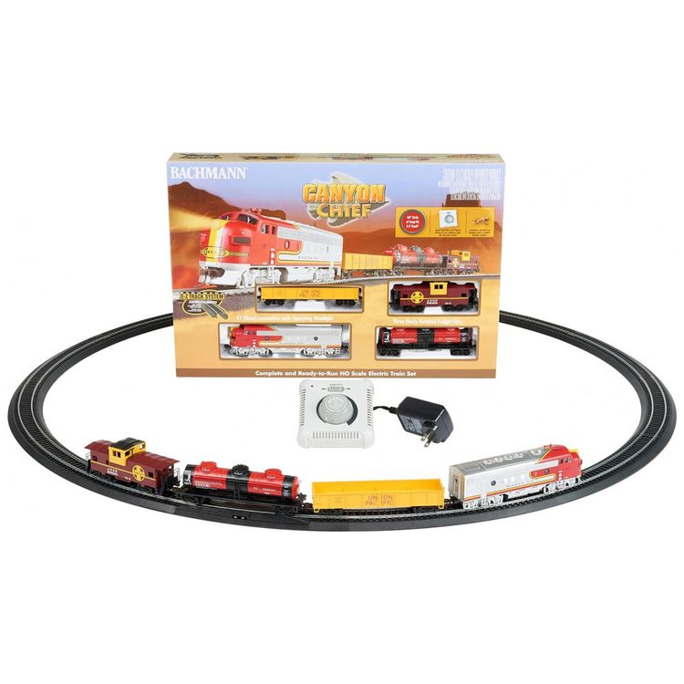 Conjunto-de-Trem-Trenzinho-Eletrico-Escala-187-BACHMANN-foto-2