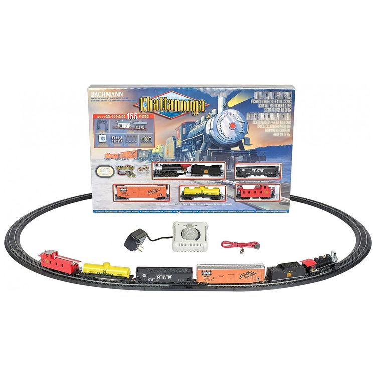 Conjunto-de-Trem-Trenzinho-Eletrico-155-Pecas-BACHMANN-foto-4