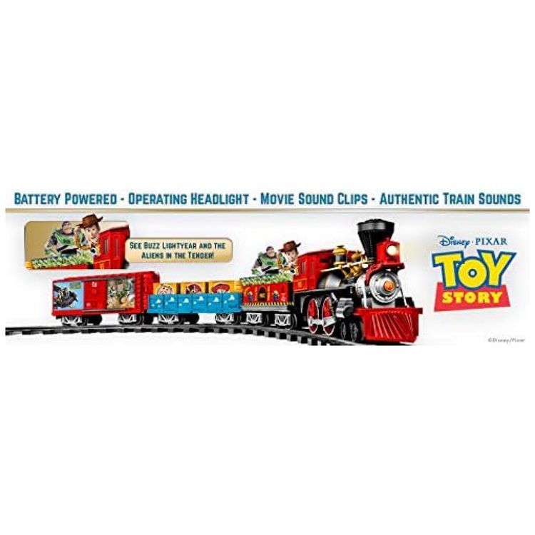 Disney-Pixars-Toy-Story-Conjunto-de-Trem-Trenzinho-Eletrico-foto-2