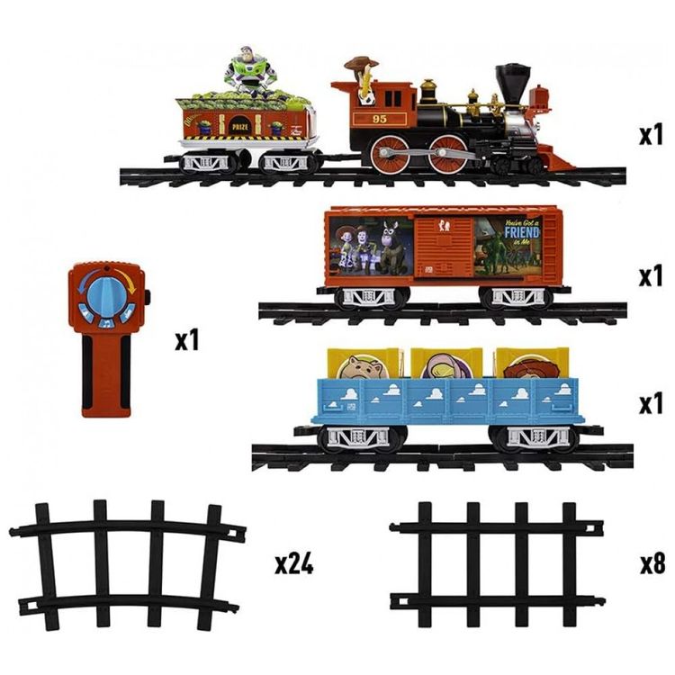 Disney-Pixars-Toy-Story-Conjunto-de-Trem-Trenzinho-Eletrico-foto-3