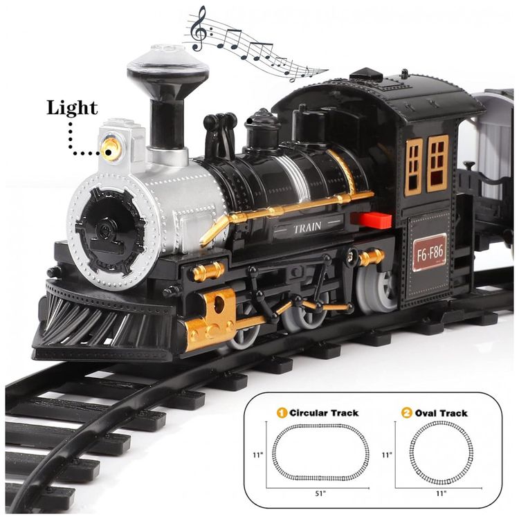 Conjunto-de-Trem-Trenzinho-Eletrico-4-Carros-e-10-Trilhos-foto-2