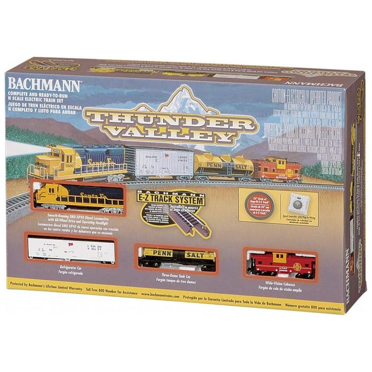Conjunto-de-Trem-Trenzinho-Eletrico-Escala-1160-BACHMANN-foto-1