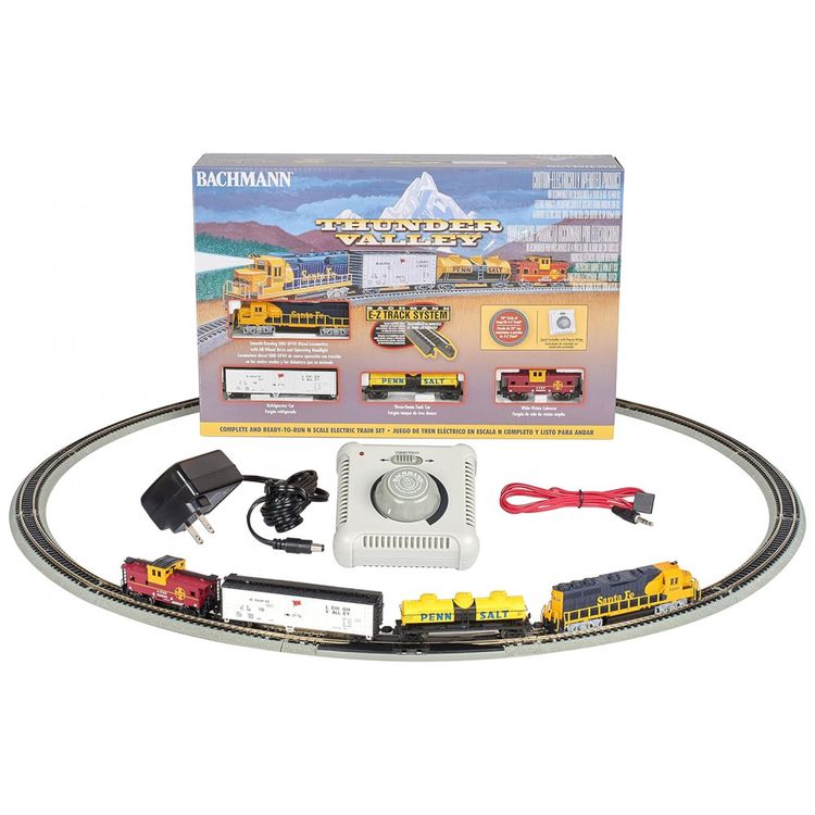 Conjunto-de-Trem-Trenzinho-Eletrico-Escala-1160-BACHMANN-foto-3