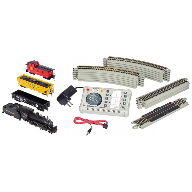 Conjunto-de-Trem-Trenzinho-Eletrico-Escala-187-BACHMANN-foto-2