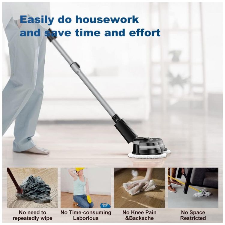 Esfregao-Mop-Eletrico-sem-Fio-a-Bateria-Tanque-de-300-mL-com-foto-1