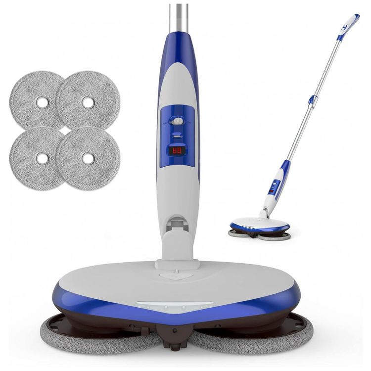Esfregao-Mop-Eletrico-sem-Fio-a-Bateria-Tanque-de-250-mL-com-foto-0