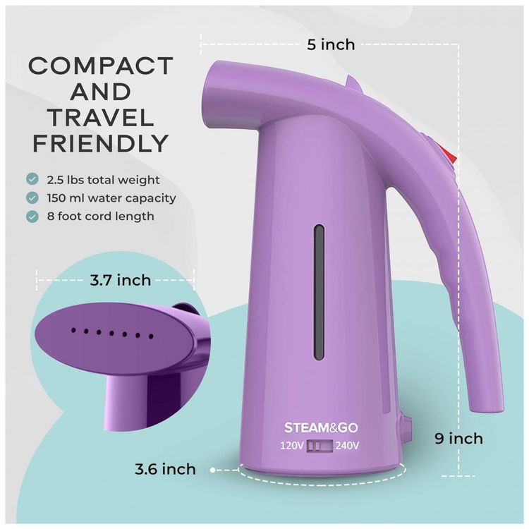 Steam-and-Go-Mini-Vaporizador-de-Roupas-Profissional-110V-foto-2