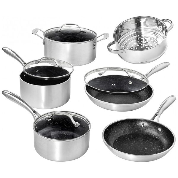 Granite-Conjunto-de-Panelas-e-Frigideiras-Antiaderentes-de-foto-0