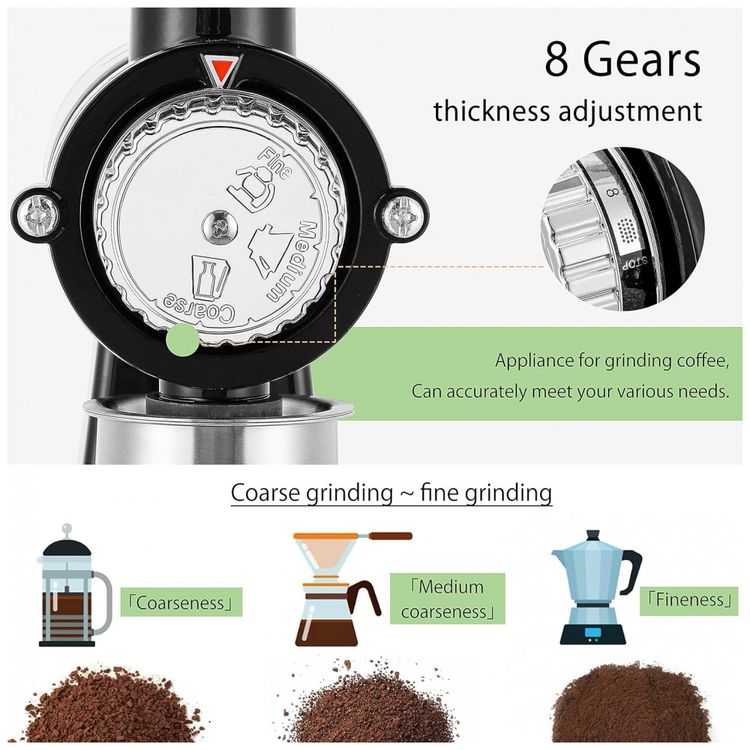 Moedor-de-Cafe-Eletrico-8-Niveis-de-Moagem-ate-250g-Aco-foto-1