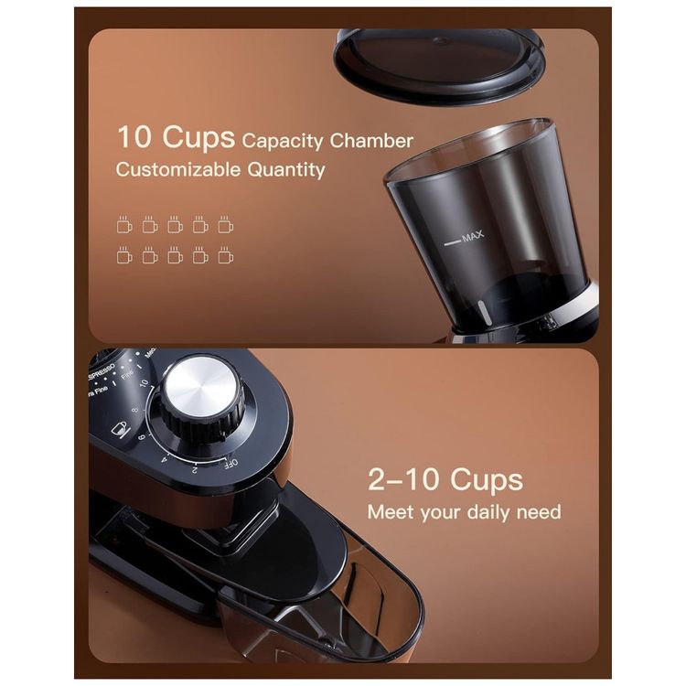Moedor-de-Cafe-Eletrico-15-Niveis-de-Moagem-ate-500g-Aco-foto-3