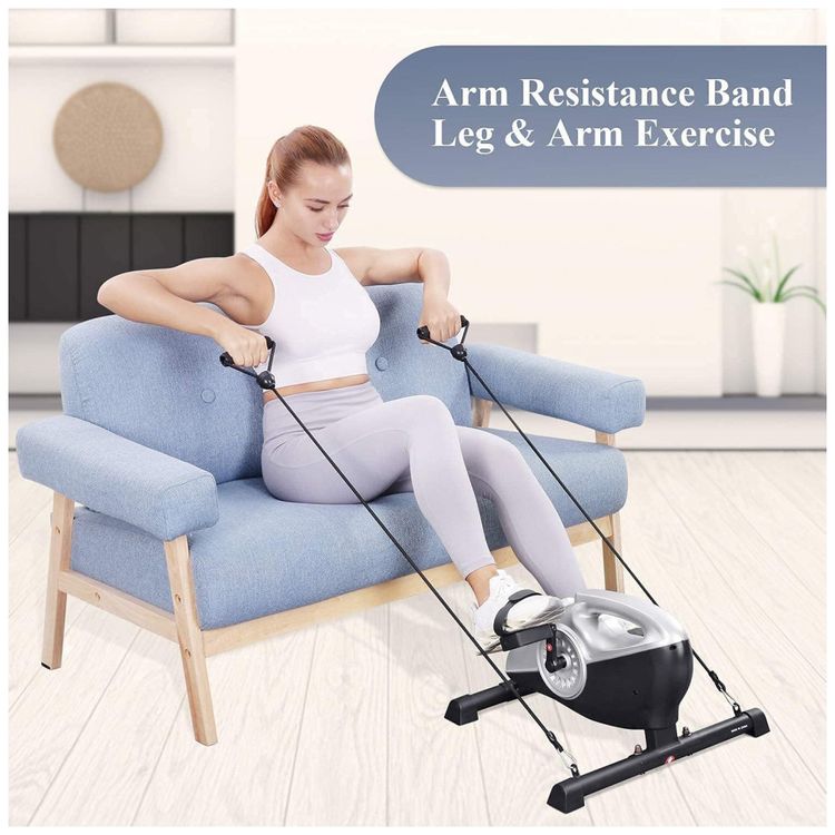 Under-Desk-Bike-Pedal-Exerciser-16-Levels-Magnetic-Mini-foto-2