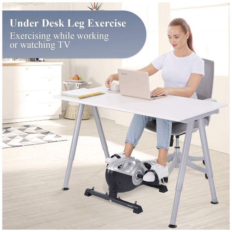 Under-Desk-Bike-Pedal-Exerciser-16-Levels-Magnetic-Mini-foto-3