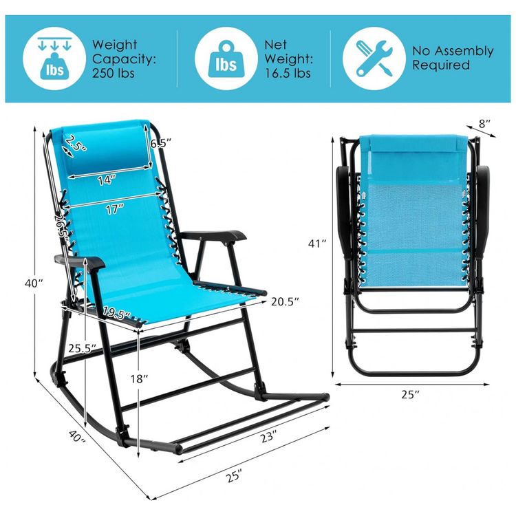 Goplus-Cadeira-Reclinavel-Ajustavel-Gravidade-Zero-com-Apoio-foto-2