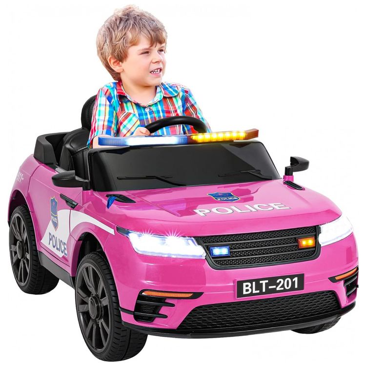 Carro-Eletrico-Policial-12V-Recarregavel-para-Criancas-1-foto-0