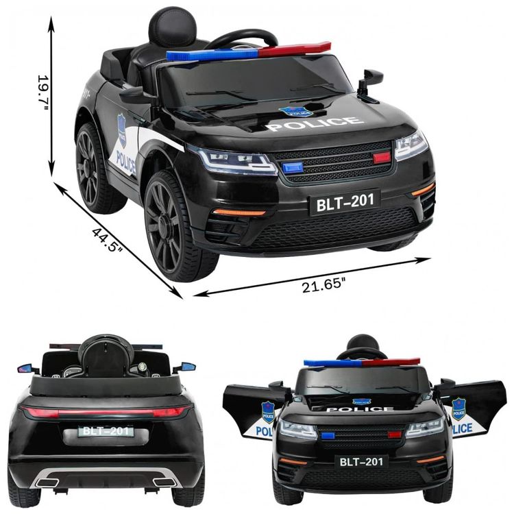 Carro-Eletrico-Policial-12V-Recarregavel-para-Criancas-2-foto-1