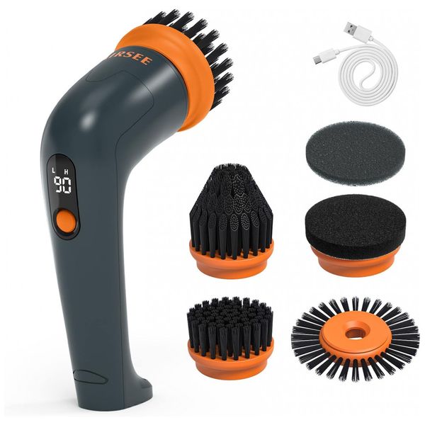 Escova-Eletrica-Rotativa-360-sem-Fio-com-2-Velocidades-e-6-foto-0