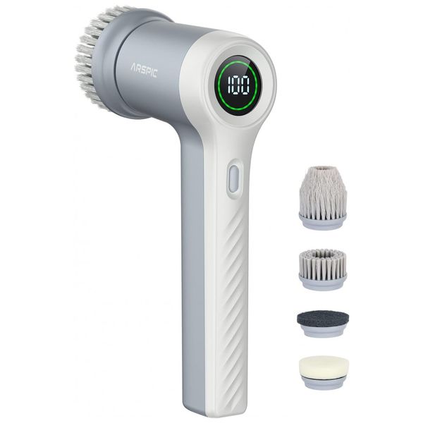 Escova-Eletrica-Rotativa-360-sem-Fio-com-2-Velocidades-e-4-foto-0