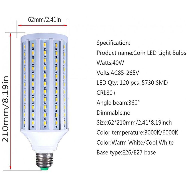 Lampada-LED-300W-3000K-Branca-com-Base-E26-E27-4-Unidades-foto-1