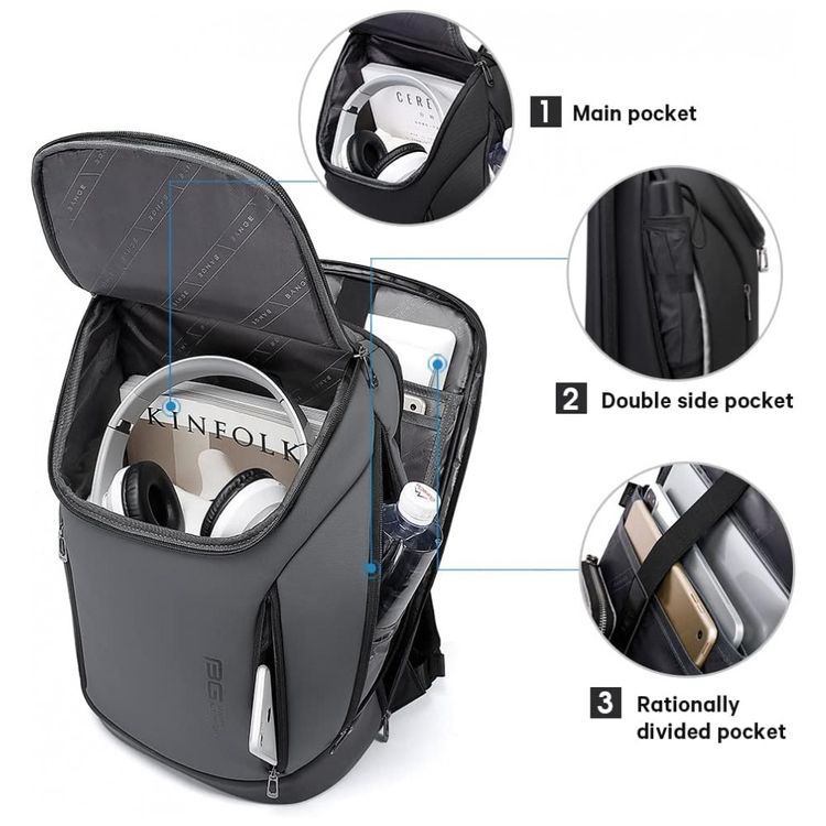 Mochila-para-Laptop-com-Porta-Carregador-USB-BANGE-Cinza-foto-3