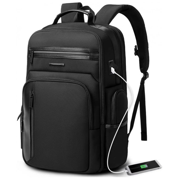 BANGE-Mochila-para-Laptop-com-Porta-Carregador-USB--Preto-foto-0