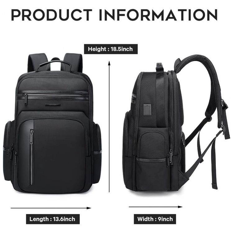 BANGE-Mochila-para-Laptop-com-Porta-Carregador-USB--Preto-foto-5