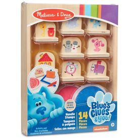 Blues-Clues-You-Kit-de-Carimbos-de-Madeira-e-Bloco-de-foto-0