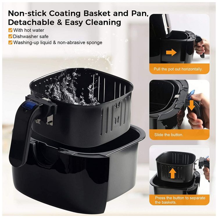 Fritadeira-Eletrica-AirFryer-com-10-Funcoes-3.5L-de-foto-4