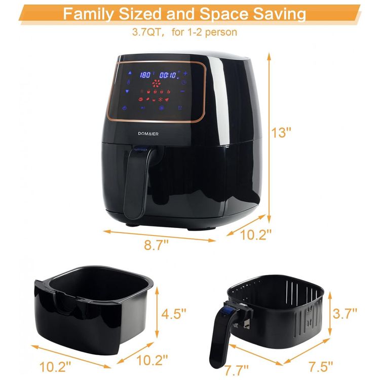 Fritadeira-Eletrica-AirFryer-com-10-Funcoes-3.5L-de-foto-5