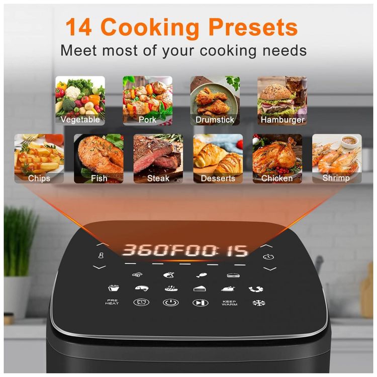 Fritadeira-Eletrica-AirFryer-com-14-Funcoes-7L-de-Capacidade-foto-1