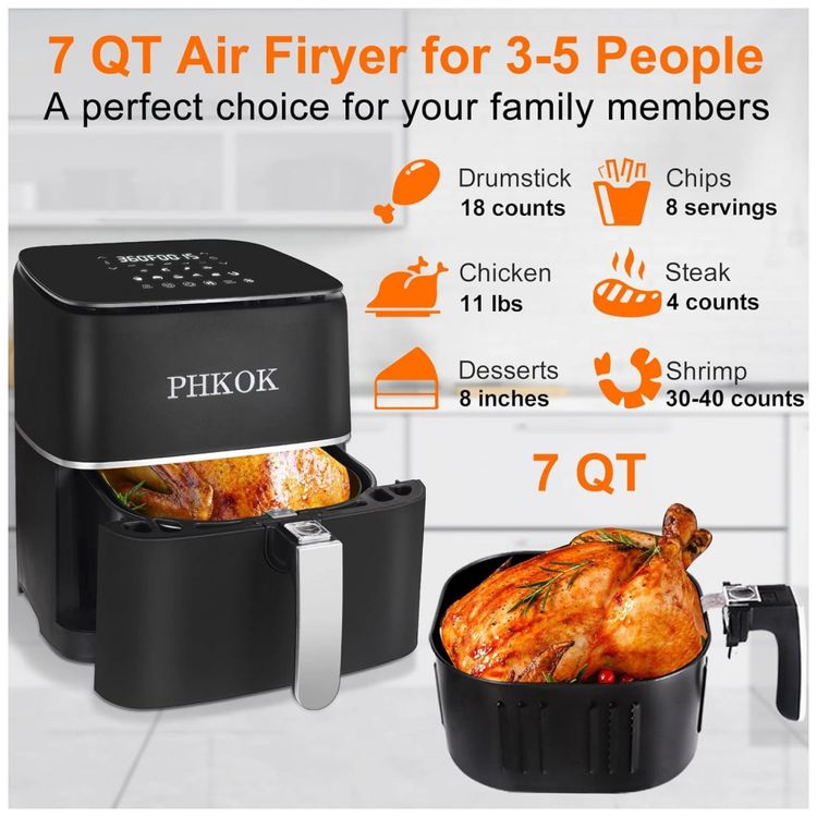 Fritadeira-Eletrica-AirFryer-com-14-Funcoes-7L-de-Capacidade-foto-2