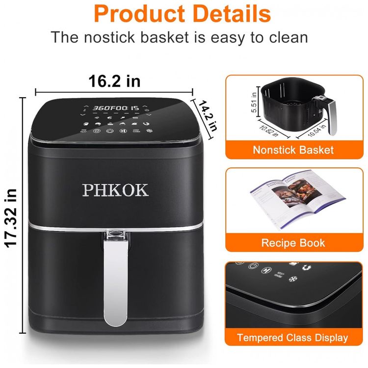 Fritadeira-Eletrica-AirFryer-com-14-Funcoes-7L-de-Capacidade-foto-5