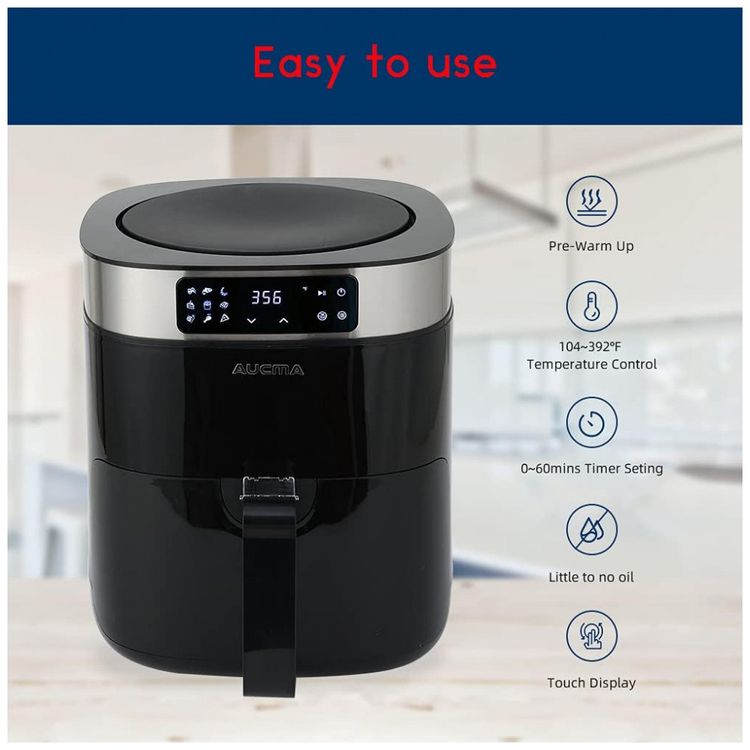 Fritadeira-Eletrica-AirFryer-com-9-Funcoes-5.8L-de-foto-2