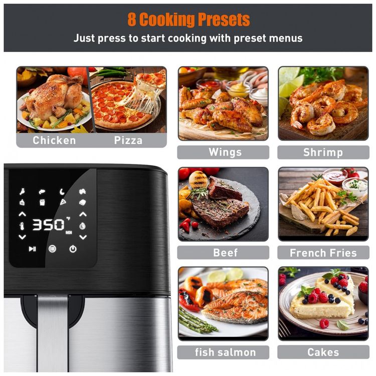 Fritadeira-Eletrica-AirFryer-7L-com-8-Predefinicoes-e-Painel-foto-1