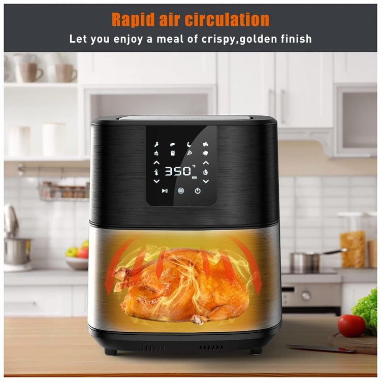 Fritadeira-Eletrica-AirFryer-7L-com-8-Predefinicoes-e-Painel-foto-2