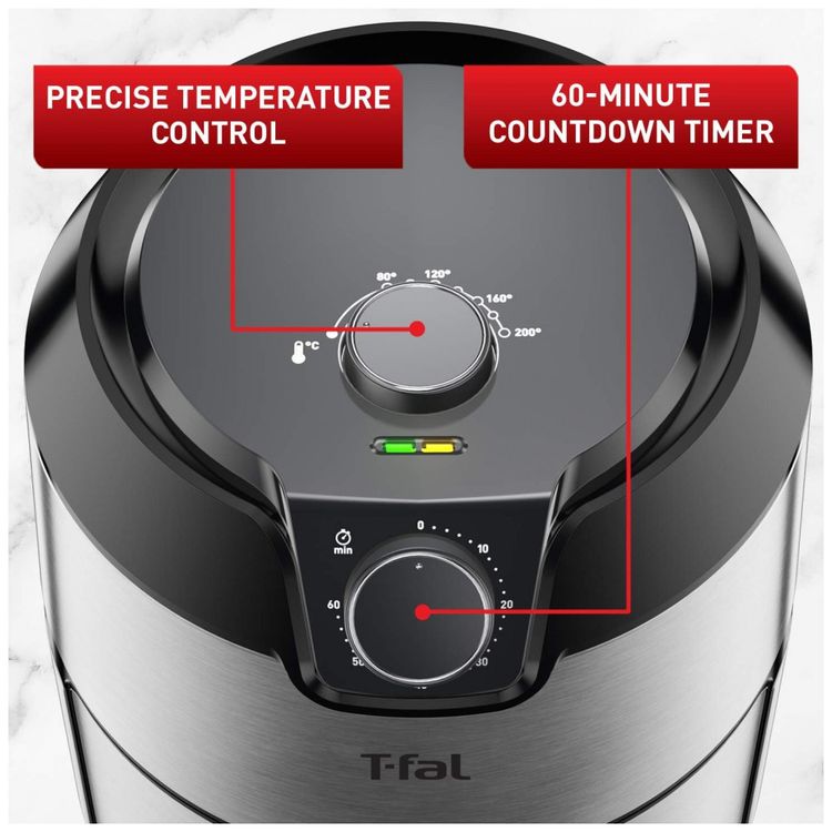 Airfryer-redonda-de-aco-inoxidavel-com-baixo-teor-de-oleo-de-foto-2