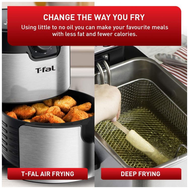 Airfryer-redonda-de-aco-inoxidavel-com-baixo-teor-de-oleo-de-foto-3