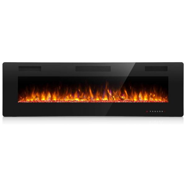 Lareira-Eletrica-de-Embutir-A45x91L-com-Controle-Remoto-e-foto-0